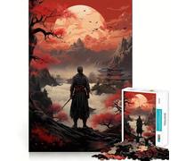 Rompecabezas Sekiro Samurai de 1000 Piezas para Adolescentes, Juguete para ejercitar la Mente, Juego Relajante, Corte Premium, (38x26cm)