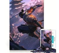 Rompecabezas Sekiro Samurai de 1000 Piezas para Adolescentes Rompecabezas fácil de armar Ocio Impecable Regalo Ideal para Navidad (38x26cm)