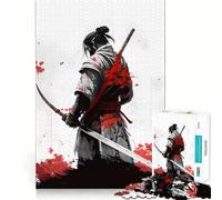 Rompecabezas Sekiro Samurai de 1000 Piezas para Adultos, Juguete cognitivo, Divertido, para armar Juntos, Pieza de colección de Arte (38x26cm)
