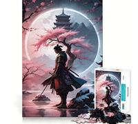 Rompecabezas Sekiro Samurai de 1000 Piezas para Adultos, Juguete para ejercitar la Mente, Juego Casual y Relajante, diseño de ensamblaje, Pieza de colección de Arte (50x75cm)