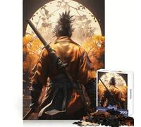 Rompecabezas Sekiro Wolf Samurai para Adultos, 1000 Piezas, lógica Clara, Juguete, pasatiempo Tranquilo, Corte Perfecto, Regalo Elegante (50x75cm)