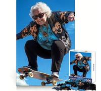 Rompecabezas Senior Skateboarder de 1000 Piezas para Adolescentes Refuerza la Memoria, Calma y relajación Borde de Calidad (50x75cm)