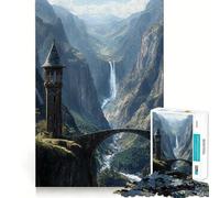 Rompecabezas Sentinel of The Forgotten Vale de 1000 Piezas para Adultos Juguete Inteligente para el hogar Borde Liso Artículo de colección (50x75cm)