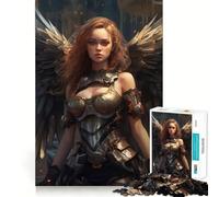 Rompecabezas Seraphims Valor de 1000 Piezas para Adolescentes, Juguete de lógica Mental, Escape Tranquilo, Arte de Bordes Finos, Coleccionable (38x26cm)