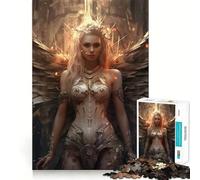 Rompecabezas Seraphims Valor de 1000 Piezas para Adolescentes Juguete Que desafía la Mente Pasatiempo Tranquilo Corte preciso Regalo de Temporada (38x26cm)