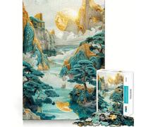 Rompecabezas Serene Moonlight de 1000 Piezas para Adolescentes, Juguete de lógica, Juego en Grupo, Corte de precisión, Regalo Original (38x52cm)