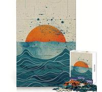 Rompecabezas Serene Sea Orb de 1000 Piezas para Adolescentes, Juguete Mental, Momento de Paz, Corte Premium, Regalo artístico (50x75cm)