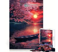Rompecabezas Serenidad al Atardecer para Adolescentes, 1000 Piezas, Juguete de lógica, diversión Relajante, Bordes Suaves, Regalo de cumpleaños 50x75cm