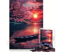 Rompecabezas Serenidad al Atardecer para Adolescentes, 1000 Piezas, Juguete para ejercitar la Mente, fácil y Divertido de armar, Regalo Ideal 38x26cm