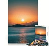 Rompecabezas Serenidad al Atardecer para Adultos, 1000 Piezas, Mejora la Memoria, Diversión Relajante, Corte Premium, Regalo Ideal 38x26cm