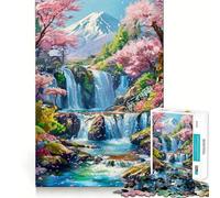 Rompecabezas Serenidad% Tranquilidad de 1000 Piezas para Adolescentes, Juguete de Tren lógico, luz Relajante, Corte Suave, decoración de Pared (38x26cm)