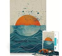 Rompecabezas Sereno Esfera Marina de 1000 Piezas para Adultos, Juguete cognitivo, Divertido, para armar Juntos, Pieza de colección de Arte (38x26cm)