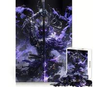 Rompecabezas Shadow Warrior de 1000 Piezas para Adolescentes Juego Inteligente para Fortalecer los Lazos Familiares, Pieza de Arte para armar 50x75cm
