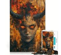 Rompecabezas She Devil para Adultos, 1000 Piezas, fortalece la Memoria, Tranquilo, calmado, Bordes limpios, Arte Coleccionable 50x75cm