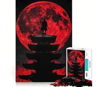 Rompecabezas Shinobi Luna Roja para Adolescentes, 1000 Piezas, Juguete para ejercitar el Cerebro, Relajación Mental, Arte, Ensamblaje, (38x52cm)