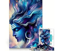 Rompecabezas Shiva Art de 1000 Piezas para Adultos Regalo Ideal para ejercitar la Mente y Relajarse Un Regalo Memorable 38x52cm