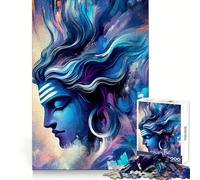 Rompecabezas Shiva Art para Adultos de 1000 Piezas Rompecabezas Mental Divertido y Relajante Montaje de imágenes Una cálida Sorpresa 38x26cm