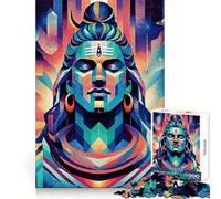 Rompecabezas Shiva The Yogi para Adolescentes, 1000 Piezas, para ejercitar la Mente, Actividad para el hogar, Bordes precisos, Regalo Festivo 50x75cm