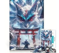 Rompecabezas Shrine Guardian de 1000 Piezas para Adultos Regalo Ideal para ejercitar la Mente Juguete Divertido y silencioso Diseño para armar 38x26cm