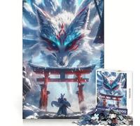 Rompecabezas Shrine Guardian de 1000 Piezas para Adultos Regalo Ideal para ejercitar la Mente Juguete Divertido y silencioso Diseño para armar 38x26cm