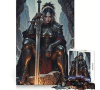 Rompecabezas Silent Knight para Adolescentes, 1000 Piezas, Juguete para ejercitar la Mente, Actividad para el hogar, decoración de Pared con Corte de precisión 38x26cm