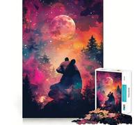 Rompecabezas Silhouette Galaxy de 1000 Piezas para Adolescentes Juguete Inteligente para el hogar Corte preciso Regalo Original 38x26cm