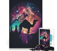 Rompecabezas Silhouette Galaxy de 1000 Piezas para Adultos, Juguete de lógica para Juegos de Interior, Corte de precisión, Regalo Ideal 38x26cm