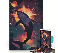 Rompecabezas Silhouette Galaxy para Adolescentes, 1000 Piezas, Juguete Inteligente, Tiempo Libre, Corte preciso, Regalo de Temporada 38x26cm