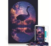 Rompecabezas Silhouette Galaxy para Adultos, 1000 Piezas, fortalece la Memoria, Calma, Limpieza, Bordes limpios, Arte Coleccionable 38x52cm