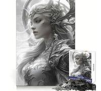 Rompecabezas Silver-Clad Angel de 1000 Piezas para Adolescentes Juego Inteligente para Crear vínculos, Pieza de Arte para armar 38x52cm