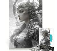 Rompecabezas Silver-Clad Angel de 1000 Piezas para Adultos, Juguete de lógica Mental, antiestrés, Corte Firme, Regalo increíble 50x75cm