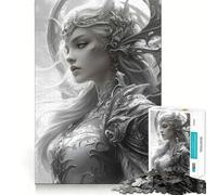 Rompecabezas Silver-Clad Angel para Adolescentes, 1000 Piezas, Juguete para estimular la lógica, alegría Familiar, Borde Premium, 38x26cm