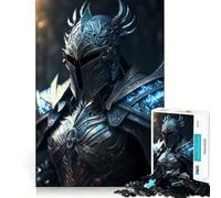 Rompecabezas Silver Paladin de 1000 Piezas para Adolescentes Rompecabezas de lógica sólida Juguete Relajante y Divertido Corte de precisión Artículo de Santa Claus 50x75cm