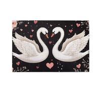 Rompecabezas simétricos de 1000 piezas de cisnes amorosos para adultos, rompecabezas de madera para adultos, regalos para decoración del hogar