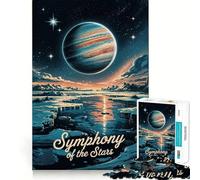 Rompecabezas Sinfonía de Las Estrellas para Adultos, 1000 Piezas, Juguete de Lógica Pura, Momento de Paz, Corte Preciso, Regalo Conmovedor 38x26cm