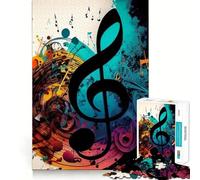 Rompecabezas Sinfonía Musical V para Adultos, 1000 Piezas, Logic Boost Toy Group, Joy Premium Edge, Sorpresa de cumpleaños (38x52cm)