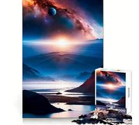 Rompecabezas Sinfonía Planetaria Alpina de 1000 Piezas para Adolescentes Mejora la Memoria, Calma y Ocio Bordes impecables Regalo Festivo (38x26cm)