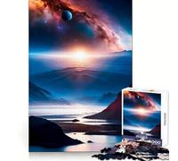 Rompecabezas Sinfonía Planetaria Alpina de 1000 Piezas para Adolescentes un desafío Mental, un Momento de Ocio Relajado, un Ajuste Ideal (38x52cm)