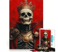 Rompecabezas Skeleton King de 1000 Piezas para Adolescentes Juego Inteligente para Fortalecer los Lazos Familiares Obra de Arte para armar 38x52cm