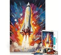 Rompecabezas Sky Explorer para Adolescentes, 1000 Piezas, Juguete Inteligente, Tiempo Libre, Corte preciso, Regalo de Temporada 38x26cm