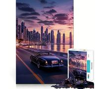 Rompecabezas Skyline Reflections de 1000 Piezas para Adolescentes Mejora la Memoria Divertido y Relajante Piezas de colección de Arte con Corte nítido 38x52cm