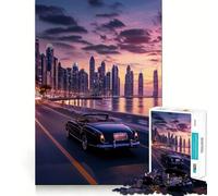 Rompecabezas Skyline Reflections de 1000 Piezas para Adultos Recall Upgrade Stress Relief Tight Cut Santa Wish Pick 38x26cm