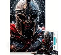 Rompecabezas Snow Spartan de 1000 Piezas para Adultos, Juguete Intelectual, Relajante, Corte preciso, artículo de Santa Claus (38x52cm)