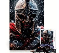 Rompecabezas Snow Spartan de 1000 Piezas para Adultos, Juguete Intelectual, Relajante, Corte preciso, artículo de Santa Claus (38x52cm)
