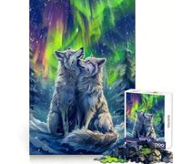 Rompecabezas Snow Wolf Romance para Adultos, 1000 Piezas, Juego Inteligente, Divertido y Relajante, Ideal para armar, Regalo preciado (50x75cm)