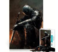 Rompecabezas Soledad en la Sombra de 1000 Piezas para Adolescentes Juguete para ejercitar la Mente Juego en Grupo Arte Ensamblaje Regalo clásico (50x75cm)