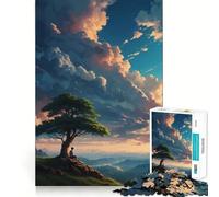 Rompecabezas Solitario con Vista a la montaña para Adultos, 1000 Piezas, Mejora la Memoria, Divertido, para armar, Arte Coleccionable (38x26cm)