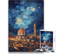 Rompecabezas Soñando en Florencia de 1000 Piezas, Juego Divertido para el Desarrollo cognitivo, celebración reflexiva, tamaño 38x52cm