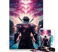 Rompecabezas Soul of The Samurai de 1000 Piezas para Adultos, Juguete de lógica Mental, Juego de Mesa Serene Time, Corte Firme, (50x75cm)