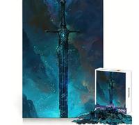 Rompecabezas Soul Sword of Cosmos de 1000 Piezas para Adolescentes Juguete para ejercitar la Mente Juego de Mesa en Grupo Arte y Montaje Regalo clásico (50x75cm)